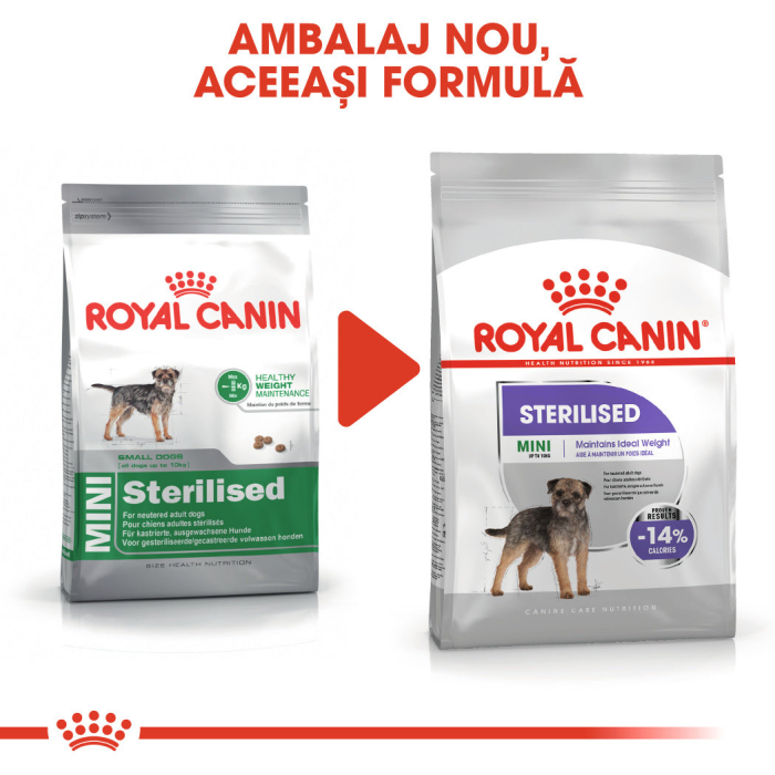 Royal Canin Mini Sterilised Adult hrana uscata caine sterilizat, 1 kg [2]