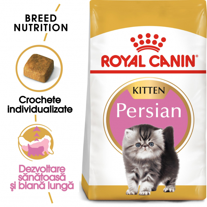 Hrana uscata pentru pisici Royal Canin Persian Kitten, Junior, 2kg
