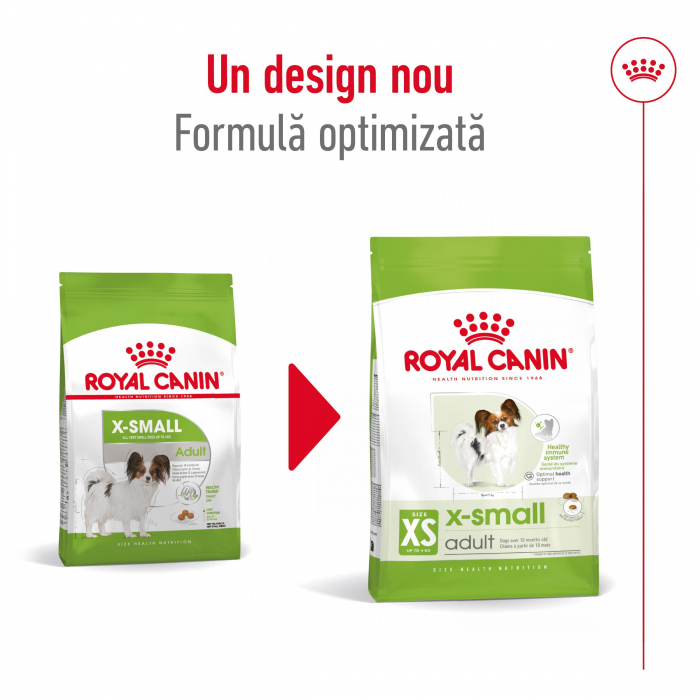 Ieftin Royal Canin X-Small Adult hrana uscata caine, 500 g