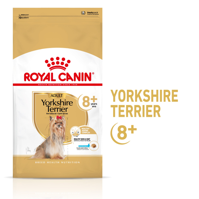 Hrana uscata pentru caini Royal Canin Yorkshire Adult 8+, Senior, 1.5kg