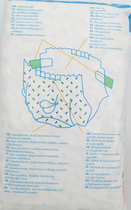 Scutece pentru caini, Les Filous, L, 10 buc [3]