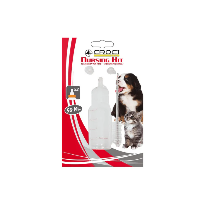 Set biberon pentru caini si pisici Croci, 50 ml [2]