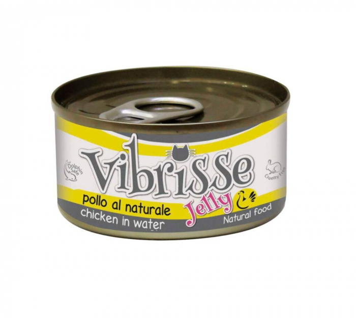 Hrana umeda pentru pisici Croci Vibrisse Natural, Pui in aspic, 70g