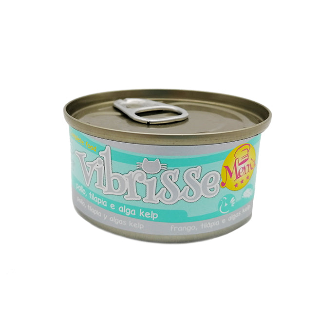 Hrana umeda pentru pisici Croci Vibrisse, Pui, peste Tilapia si alge Kelp, 70g [2]