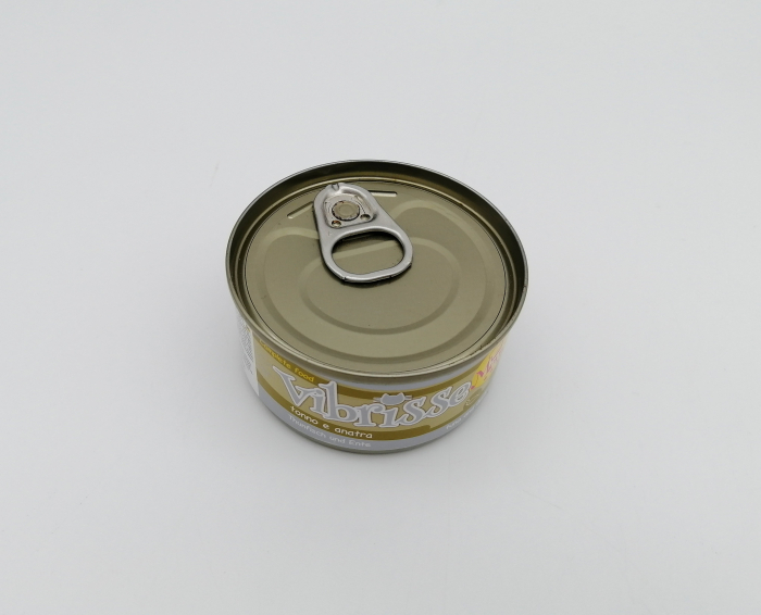 Hrana umeda pentru pisici Croci Vibrisse, Ton si rata, 24 x 70g [2]