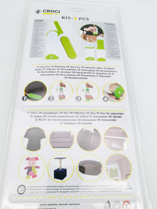 Set perii pentru curatarea parului Croci MagicFur [6]