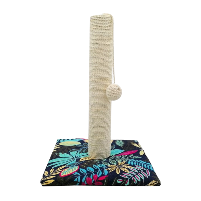 Ansamblu de joaca pentru pisici Croci, 30 x 30 x 42, model cu frunze [1]