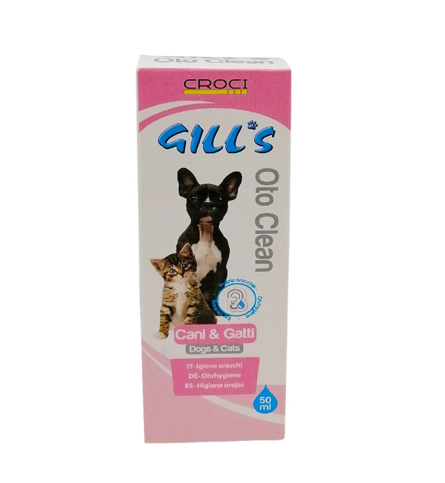 Solutie pentru curatarea urechilor, pentru caini si pisici, Gill's, Croci, 50 ml, c3052103 [1]
