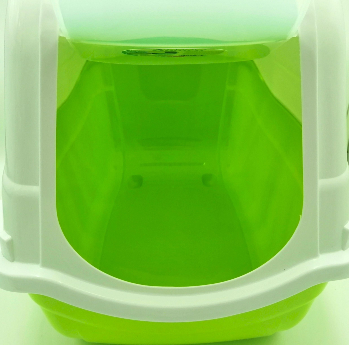 Toaleta pentru pisici Croci Romeo, Cu filtru, verde [3]