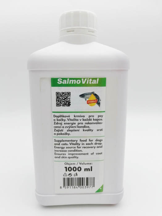 Ulei de somon Eminent Salmovital, Vitamina E, 1000 ml [3]