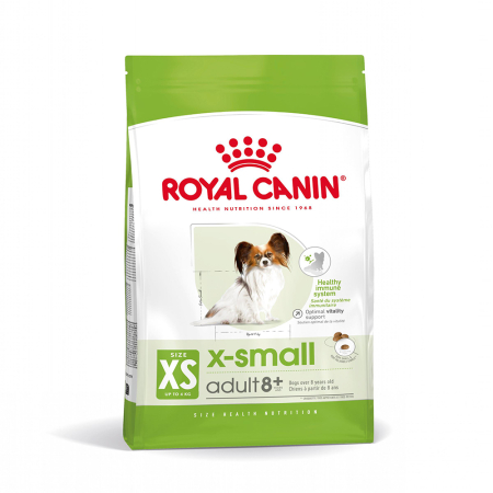 Hrană uscată - Royal Canin X-Small Adult, hrana uscata caini, 8 ani+, 1.5kg