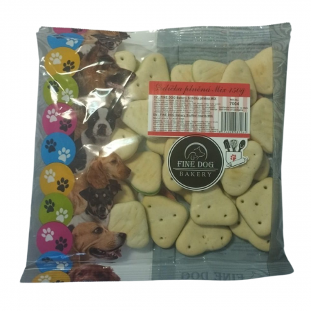 Recompense pentru caini Fine Dog, mix inimioare, 150g [0]