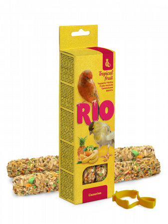 Batoane - Baton cu fructe tropicale pentru canari Rio, 2 x 40g