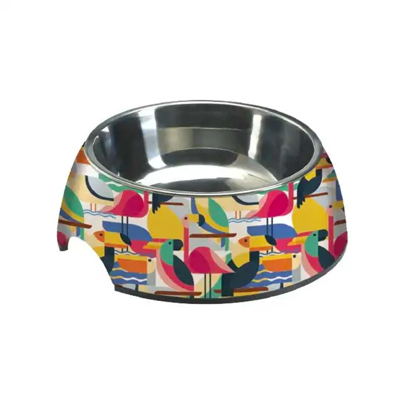 Castroane - Castron pentru caini Croci Tucan, 800 ml, otel si melamina