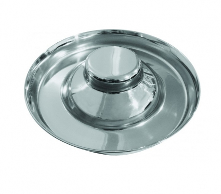 Câini - Castron metalic pentru caini Tatrapet, 1100 ml, anti-inghitire, otel inoxidabil