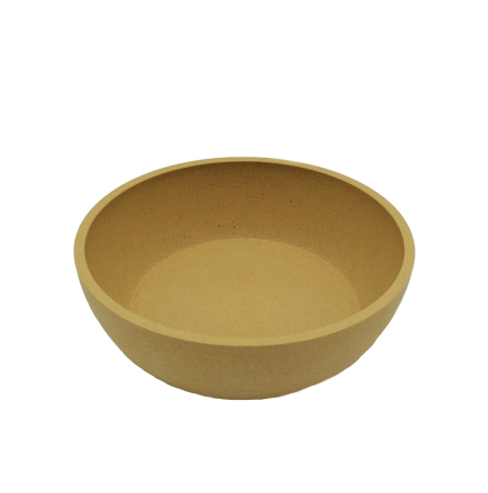 Castroane - Castron pentru caini Croci Bamboo Stone, 1000 ml, din bambus, antiderapant, galben