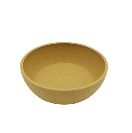 Câini - Castron pentru caini Croci Bamboo Stone, 570 ml, din bambus, antiderapant, galben