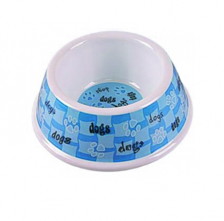 Castroane - Castron pentru caini Tatrapet, 300 ml, plastic dur, antiderapant, albastru