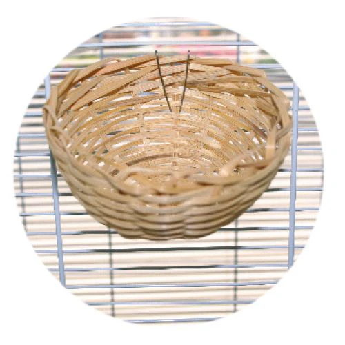 Cuib pentru canari Croci, din bambus, 10 cm [1]