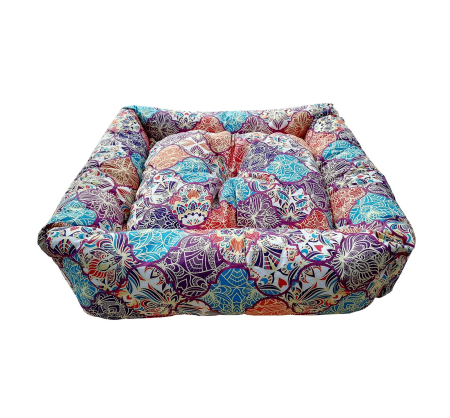 Culcus pentru caini, Confort +, colorat, 60x50x13 cm [1]
