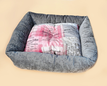 Culcus pentru caini, Confort +, gri, 60x50x13 cm [2]