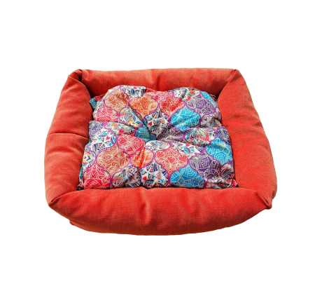 Culcus pentru caini, Confort +, portocaliu, 60x50x13 cm [1]