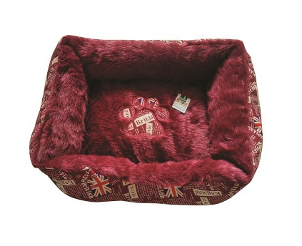 Culcușuri - Culcus pentru caini My Home, 60 x 50 x 20 cm, Rosu