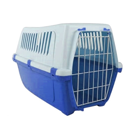 Cuști transport - Cusca pentru transport animale de companie Evoque Croci, marimea S, bleo