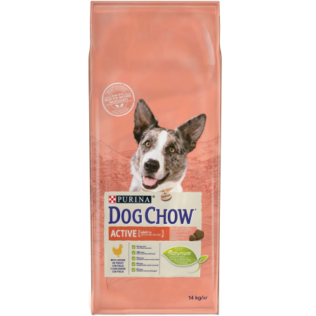 Hrana uscata pentru caini Purina Dog Chow Active, Adult, Pui, 14kg [1]