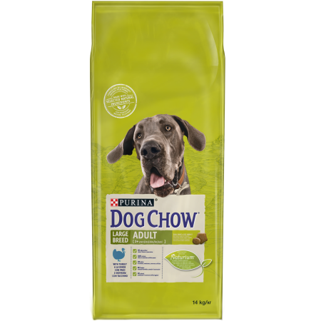 Hrana uscata pentru caini Purina Dog Chow Adult, Curcan, 14kg [1]