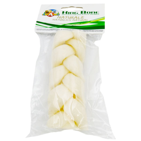 Câini - Recompensa pentru caini Croci BBQ Party, Os din piele de vita, 15 cm, 50g