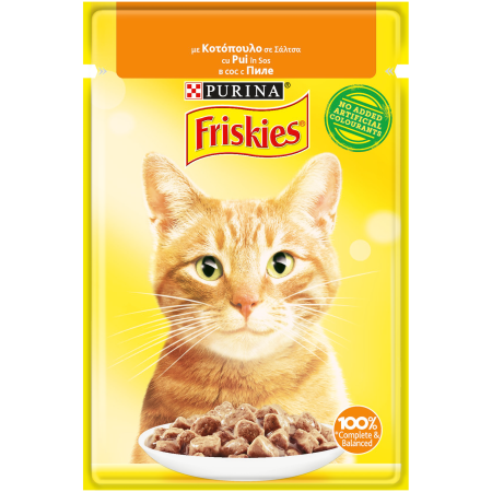 FRISKIES Adult cu Pui in Sos, hrana umeda pentru pisici, 85 g [0]
