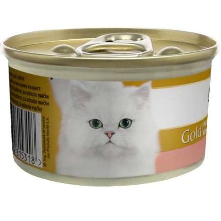 Hrana umeda pentru pisici Purina Gourmet Gold, Pui si somon in sos, 85g [2]