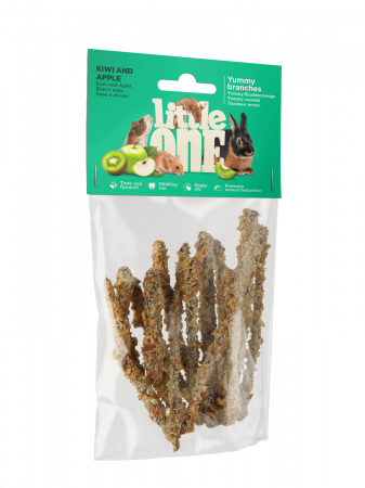 Hrană - Gustare cu ramuri, kiwi si mar Little One, 35g