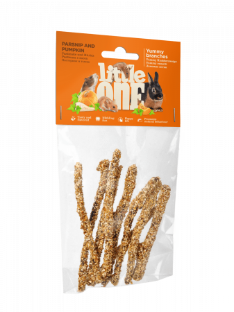 Hrană - Gustare cu ramuri, pastarnac si dovleac Little One, 35g