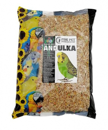 Meniuri - Hrana pentru perusi Fine Pet, Super Mix, 800g