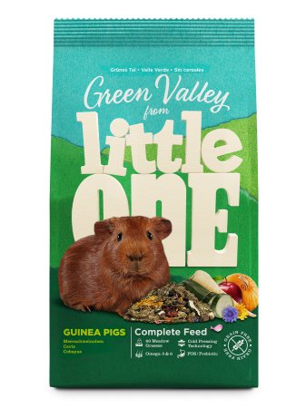 Hrana pentru porcusori de Guinea Little One, Green Valley, Grain Free, 750g [0]