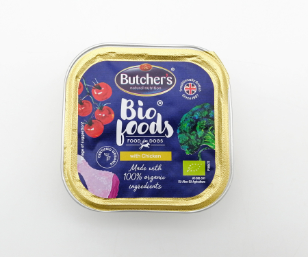 Hrana umeda pentru caini Butcher's Bio Foods, Pui, 150g [2]