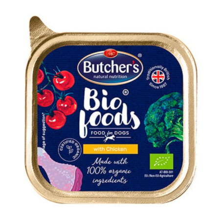 Hrană umedă - Hrana umeda pentru caini Butcher's Bio Foods, Pui, 150g