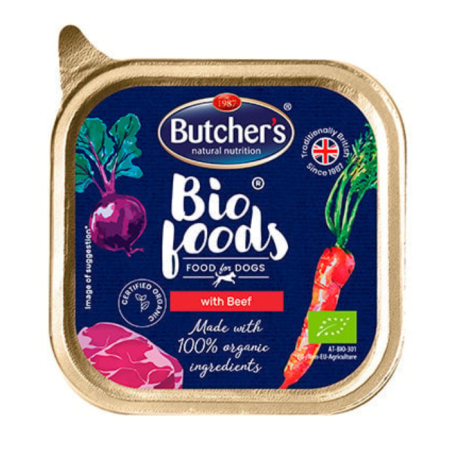 Hrană umedă - Hrana umeda pentru caini Butcher's, Bio Foods, Vita, 150g