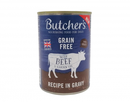 Hrană umedă - Hrana umeda pentru caini Butcher's Original, Vita in sos, 400g