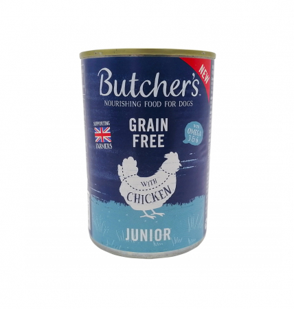 Hrană umedă - Hrana umeda pentru caini Butcher's Original Junior, Pui, 400g
