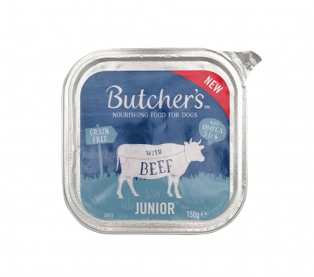 Hrană umedă - Hrana umeda pentru caini Butcher’s Junior, Vita, 150g