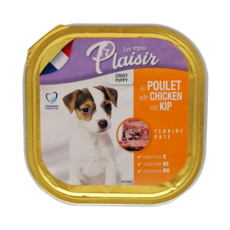 Hrană umedă - Hrana umeda pentru caini, Plaisir Puppy, Pui, 300g