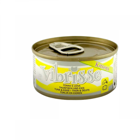 Hrană umedă - Hrana umeda pentru pisici Croci Vibrisse Kittens, ton si oua, 6 x 70g