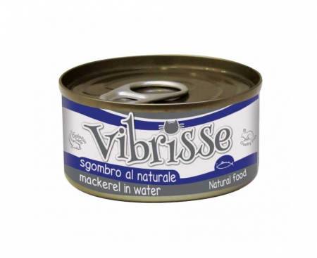 Pisici - Hrana umeda pentru pisici Croci Vibrisse, Macrou, 70g