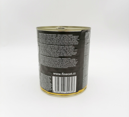 Hrana umeda pentru pisici, Fine Cat, cu pui, 830 g [1]