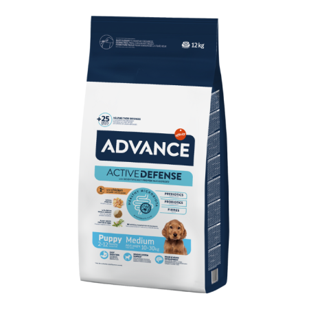Hrană uscată - Hrana uscata pentru caini Advance Medium Puppy Protect, Pui, 12 kg