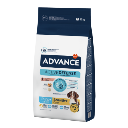 Hrană uscată - Hrana uscata pentru caini Advance Puppy Sensitive Care, Somon, 12 kg