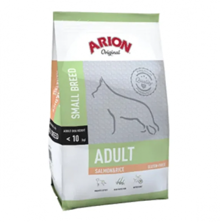 Hrană uscată - Hrana uscata pentru caini ARION Adult Small Breed, Somon si orez, 7.5kg